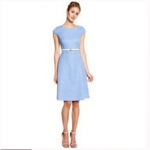 Anne Klein Tweed Cap Sleeve Swing Dress Size 4